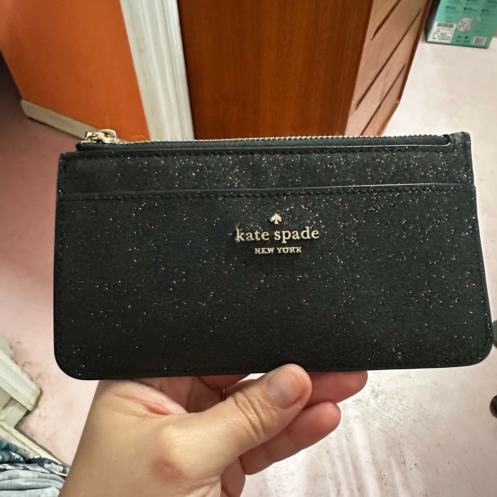 New Kate Spade Black Glitter